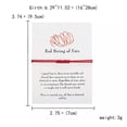 thumbnail image 5 of EOEMY Lucky Red String Bracelet Kabbalah Amulet 7 Knots Friendship Rope With Card Gift, 5 of 7