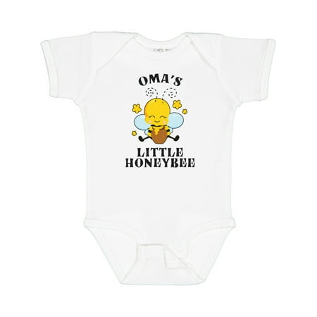 

Inktastic Cute Bee Oma s Little Honeybee with Stars Gift Baby Boy or Baby Girl Bodysuit