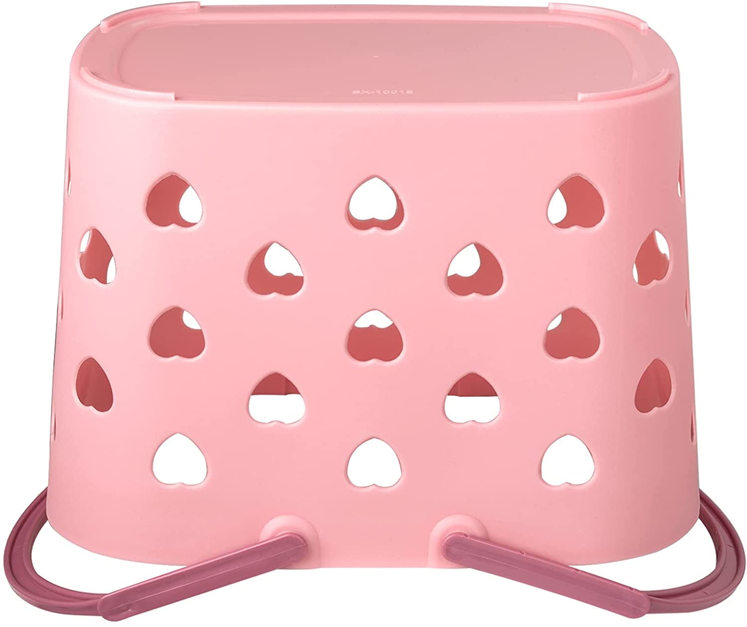 YUSAILU Shower Caddy Basket Shower Organizer Bucket Portable Pastic Storage Basket Using in Dormitory Bathroom Kitchen (Pink 2)