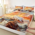 thumbnail image 3 of Feelyou Teens Pelicans Wildlife Twin Sheet Sets, Summer Beach Marine Bedding, 3pcs, 3 of 7