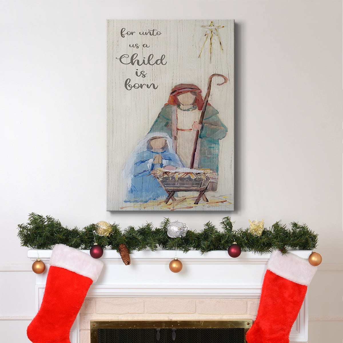 For Unto Us- Gallery Wrapped Canvas