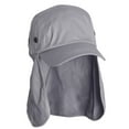 thumbnail image 1 of Bonnet en Sergé T/C Solide avec Rabat, Gris, 1 of 1