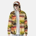 thumbnail image 4 of Kll Red Wine Glasses Print Men'S Women’s Upf 50+ Sun Protection Outdoor Hoodie Jacket Long Sleeve Fishing Hiking Performance Shirt- Medium, 4 of 8