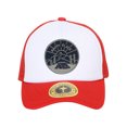 thumbnail image 1 of Gravity Threads Happy Place Patch Trucker Hat - Red/White, 1 of 1