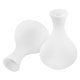 thumbnail image 1 of 2 jarrones de cerámica blanca, estilo bohemio, rústico, pequeños, para flores, centros de mesa para bodas, hogar, comedor, decoración DIY, 1 of 7
