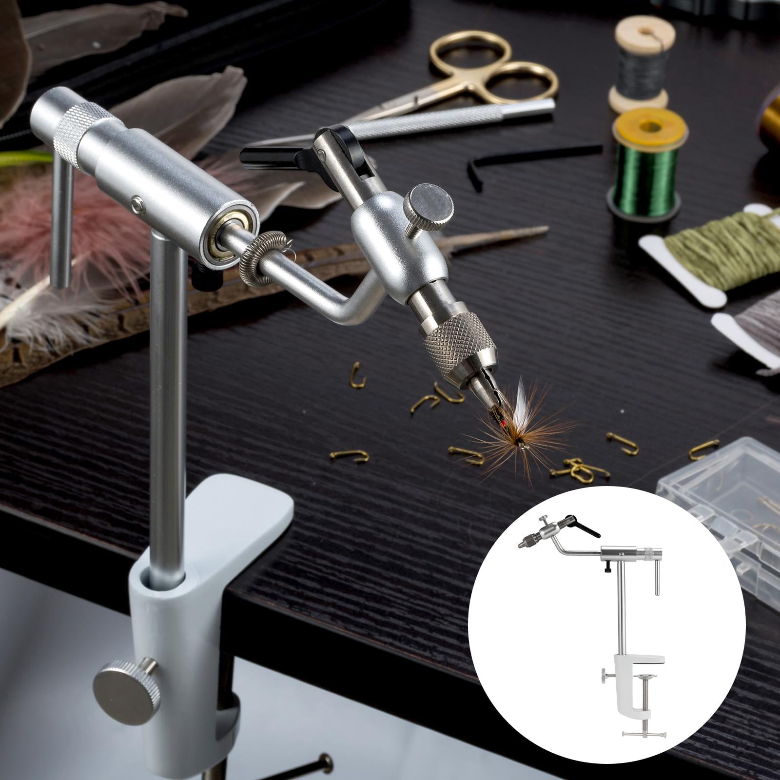 1Set Fly Tying Classic Handy Tool Holding Hook Fishing Brass