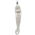 thumbnail image 3 of 925 Silver Siren Mermaid Nereid Water Nymph Bison Bone Sterling Pendant, 3", 3 of 3