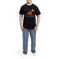 thumbnail image 5 of CafePress - Papasaurus Men's Dark Pajamas - Men's Dark Loose Fit Cotton Pajama Set, 5 of 7