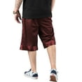thumbnail image 3 of Hat and Beyond Men's Athletic Sportswear Basketball Heavy Mesh Shorts, 3 of 7