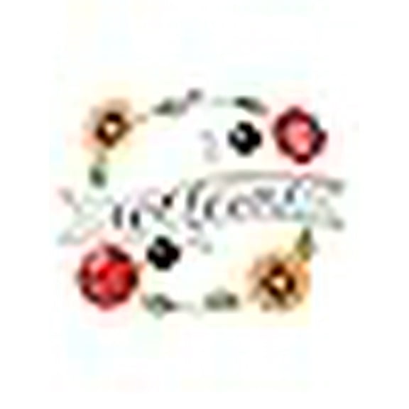 Hiziwimi Outdoor Wall Decor Metal Vintage flower Fence Decoration, 30cm/11.8'' Welcome Sign Door Front Decoration to The Garden / Store / Home Front Feature Decoration (Red-Beetle), 11.8''x15.74''