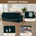 thumbnail image 4 of JIATER 4-Piece Sofa Cover Stretch Couch Cover Washable Sofa Slipcover Furniture Protector with 3 Cushion Covers,Sofa Dark Green, 4 of 7