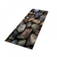 thumbnail image 1 of Doormat Floor Mat  3D Hallway Runner Rug Non-Slip Wear Resistant Dyed Cobblestone Pattern for Balcony Stairs Hall Living Room, 1 of 5
