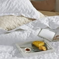 Cozy Comfort 3 Piece Lightweight Summer Quilt Set for King Beds White