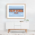 thumbnail image 3 of Inflate New York City - Manhattan New York Typography City Modern Art Neon Sign Travel Poster Architecture Unframed Wall Art Print 5 x 7 inches, 3 of 4