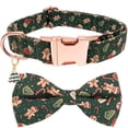 thumbnail image 1 of Collar para perro Faygarsle, pajarita navideña, hebilla metálica, 1 of 5