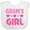 AA-White, variant on Inktastic Grams Girl Granddaughter Girls Baby Bib