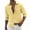 Yellow, variant on Men's Fashion Classic Checkered Shirt Long Sleeved Lapel Button Up Shirt Business Casual Street Comfortable Shirt Fast Delivery