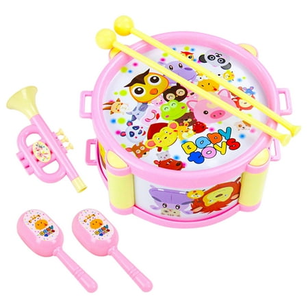 EUHDSSDE Baby Girl Gifts Toddler Musical Instruments Ages 1 3 Baby Music Toys 6 12 9 18 Months Infant 1st Birthday Girl Gifts For 1 2 Year Old Kids Preschool Educational Learning Toys Drum
