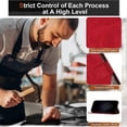 thumbnail image 5 of Compatible with Xiaomi Redmi Note 13 Pro 5G Leather Case Triangle Splicing Wallet Stand Shockproof Mobile Phone Protective Case Red, 5 of 5