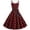 Red, variant on Women Polka Dot Vintage 1950s Halterneck Rock Dress Swing Dress Classic Elegant Casual Women's Dress