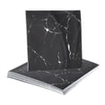 thumbnail image 1 of Uxcell 10Pcs Azulejos de Mármol Autoadhesivos, Paneles de Pared Impermeables para Salpicadero, Azulejos de Ducha Autoadhesivos de 12"x12" para Baño, Diseño de Raíz en Blanco y Negro, 1 of 7