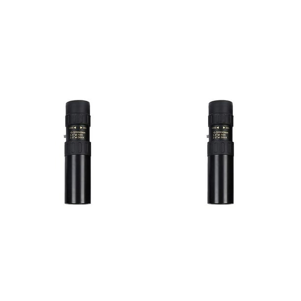 Bearachild Mini telescopio pequeño Monocular, accesorios para exteriores, mano de obra fina, monoculares fotográficos, suministros de de 10-300X 2piezas