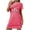 Hot Pink, variant on Womens Pajama Skirt Nightgowns for Women Sleapwear Short Sleeve Night Shirts Soft Sleep Dress Classic Nightdress Ladies Sleepwear Short Sleeves Nightgown Print Tee Sleep Dress Purple M