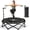 Green, variant on EAST MOUNT 48" Foldable Fitness Trampoline for Adults, One-Step Folding | 48" Rebounder | Quiet Bounce | Octagonal Frame | Adjustable Handle | 550 lb Capacity | Low-Impact Cardio