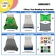 thumbnail image 3 of Set de edredón Sunny Side Up Minecraft Twin Kids, 5 piezas, 3 of 7