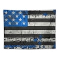 thumbnail image 5 of Fenyluxe  American Thin Blue Line Flag Police, Tapestry Colorful Wall Hanging Tapestry Picnic Sheet Wall Decor Tapestry for Living Room Bedroom Dorm Painting, 5 of 6