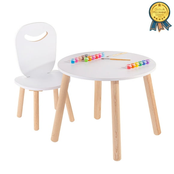 Mesa Para Colorear Con Silla Color Blanco - Niñas Y Niños