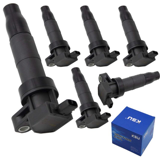 Paquete de bobinas de encendido KSU compatible con Kia Borrego 3.8L V6