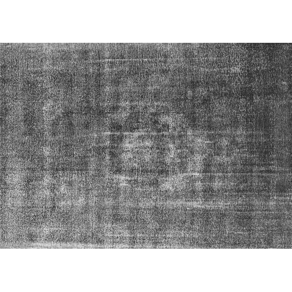 Ahgly Company Indoor Rectangle Oriental Gray Industrial Area Rugs, 7' x 9'