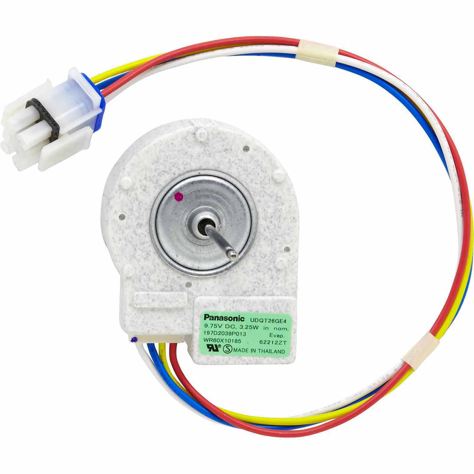 Compatible with WR60X23584 Fan Motor WR60X10141 Evaporator Fan Motor Replacement for General Electric GTH18EBB2RWW Refrigerator UpStart Components Brand