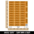 thumbnail image 2 of Approved Double Line Border Sticker Set - Orange - Matte Finish - 1.5" Small, 2 of 7