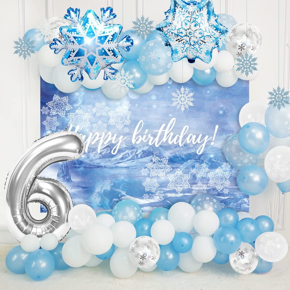 ZomefinKiu 6th Birthday Bracelets Blue for Girls, 6th Birthday Crown Box, Gifts for 6 Year Old Girl, 6th Birthday Decorations for Girls, 6th