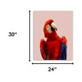thumbnail image 5 of 30" Vibrant and Vivid Bird Canvas Wall Art, 5 of 5