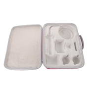 Milisten Portable Rosy Eva Hair Dryer Storage Bag - Compact Travel Organizer for Hair Tools