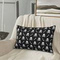 thumbnail image 5 of Daiia Pirate skull Pattern Bedding Waterproof Pillow Protector Zippered Queen – Bed Bug Proof Pillow Encasement-16"x24", 5 of 6