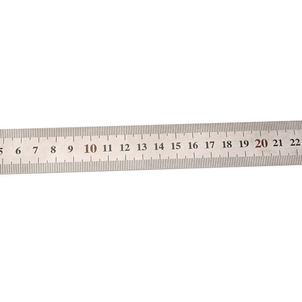 Regla De Borde Recto De 90 Grados De aleación De Aluminio De 30 Cm, Alta Dureza Con Escala Clara Para Medir Y Marcar Carpintería, Tamaño Estándar