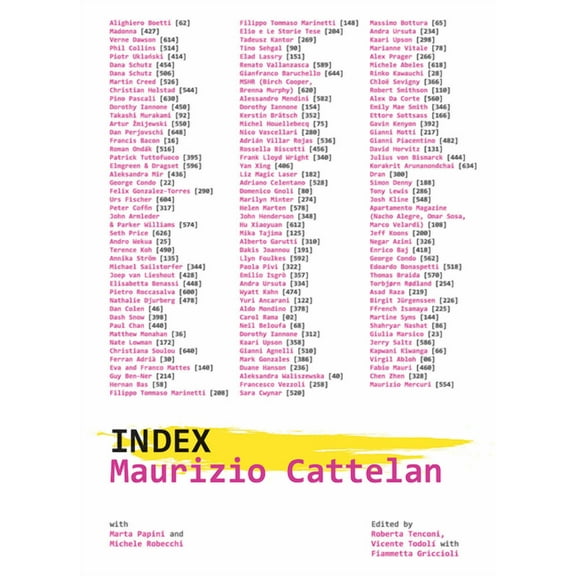 Maurizio Cattelan: Index, (Paperback)