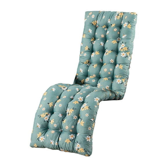 Aespoir Patio Lounge Chair Cushion, Indoor/Outdoor Floral Printed Lounger Cushions, Recliner Cushion, Rocking Chair Cushion, Thickened Chair Cushion, Rattan Chair Cushion