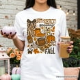 thumbnail image 5 of Touchdown Game Day Fall Football T-Shirt, Retro Coquette Autumn Vibes Tee, 5 of 6