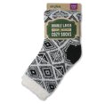 thumbnail image 2 of Airplus Double Layer Crew Sock, Black Aztec, Women's Size 5-10, 2 of 5