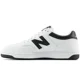 thumbnail image 2 of New Balance BB480LBK Sneaker Men's 5 Black White Leather Lifestyle Shoes ZOGG122, 2 of 6