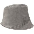 thumbnail image 3 of LinYooLi Bucket Hat for Women Spring Summer Suede Irregular Flat Top Bucket Cap Solid Color Fisherman Hats Outdoor Travel, 3 of 8