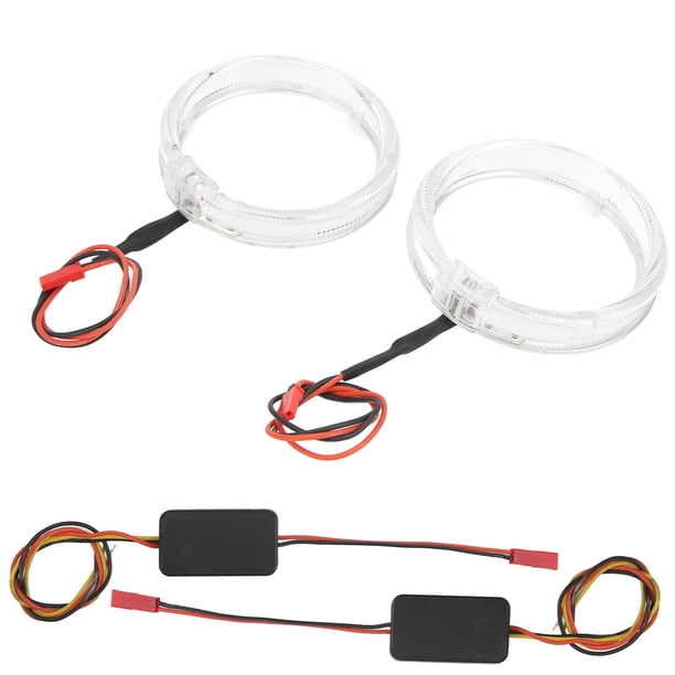 Anillos de halo LED BuyWeek para faros delanteros 2 piezas Guía de luz LED Ojos de Angel