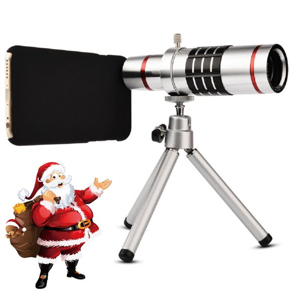 Youniker Optical Camera Lens Kit for iPhone 7,18x Manual Focus Telephoto Lens for iPhone 7,Including 18x Aluminum Zoom Telescope Camera Lens with Tripod + iPhone7 Case