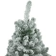 thumbnail image 5 of Northlight Medium Heavily Flocked Madison Pine  Artificial Christmas Tree - 3' - Unlit, 5 of 7