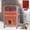 Gray (Heating Pad Included), variant on Outdoor Cat House Weatherproof, 2-Storys Feral Cat House with 2 Escape Doors and Window, Stray Cat Shelter with 2 Large Side Doors and Removable Floor